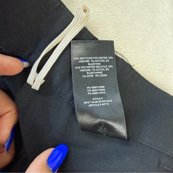 Wilfred Black Flare Pants Size 10 - Picture 11 of 11